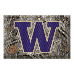 Washington Rubber Scraper Door Mat Camo