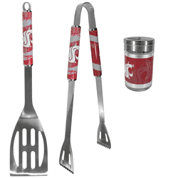 Washington St. Cougars 2pc BBQ Set with Season Shaker
