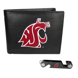 Washington St. Cougars Bi-fold Wallet & Key Organizer