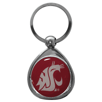 Washington St. Cougars Chrome Key Chain