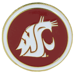 Washington St. Cougars Golf Ball Marker, Logo