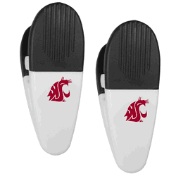 Washington St. Cougars Mini Chip Clip Magnets, 2 pk