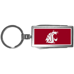 Washington St. Cougars Multi-tool Key Chain, Logo