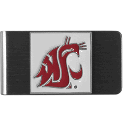 Washington St. Cougars Steel Money Clip