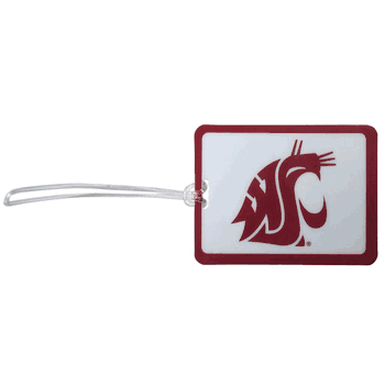 Washington St. Cougars Vinyl Luggage Tag