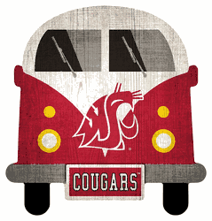Washington State Cougars 12" Team Bus Sign