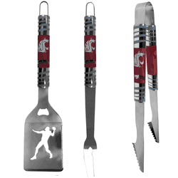 Washington State Cougars 3 pc Tailgater BBQ Tools