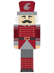 Washington State Cougars 31" Nutcracker Leaner