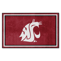 Washington State Cougars 4ft. x 6ft. Plush Area Rug