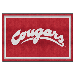 Washington State Cougars 5ft. x 8 ft. Plush Area Rug