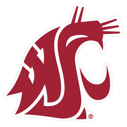 Washington State Cougars 8 inch Auto Decal