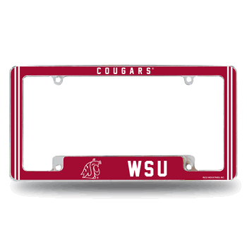 Washington State Cougars Alternate Design All Over Chrome Frame