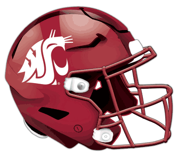 Washington State Cougars Authentic Helmet Cutout 24