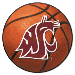 Washington State Cougars Basketball Rug - 27in. Diameter