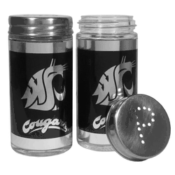 Washington State Cougars Black Salt & Pepper Shaker