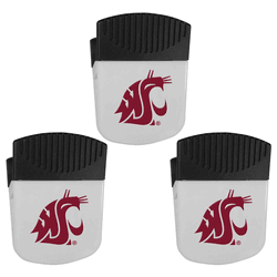Washington State Cougars Chip Clip Magnets, 3pk