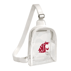Washington State Cougars Clear Mini Sling Stadium Bag