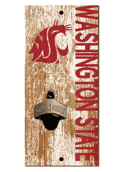 Washington State Cougars Distressed Bottle Opener