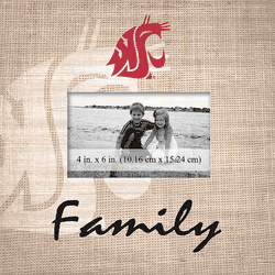 Washington State Cougars Family Picture Frame