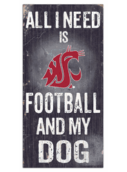 Washington State Cougars Football and My Dog Sign