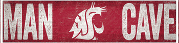 Washington State Cougars Man Cave Sign