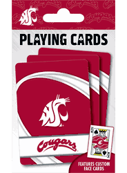 Washington State Cougars NCAA Playing Cards