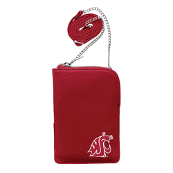 Washington State Cougars Pebble Smart Purse Dark Red