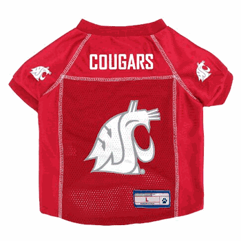 Washington State Cougars Pet Jersey Large