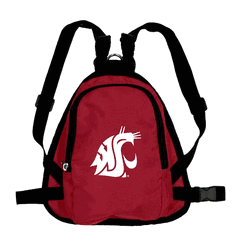 Washington State Cougars Pet Mini Backpack DRED M