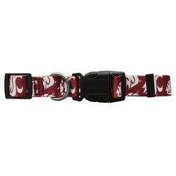 Washington State Cougars Pet Team Collar Medium