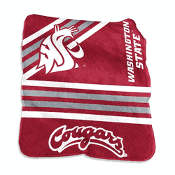 Washington State Cougars Raschel Throw
