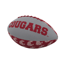 Washington State Cougars Repeating Mini-Size Rubber Football