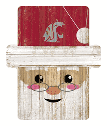 Washington State Cougars Santa Ornament
