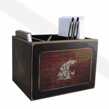 Washington State Cougars Team Color Desktop Organizer
