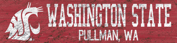 Washington State Cougars Team Name Sign