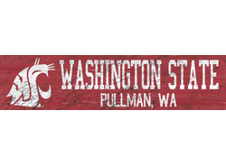 Washington State Cougars Team Name Sign