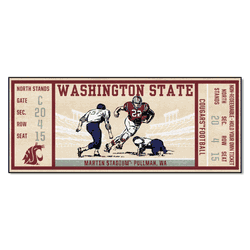 Washington State Cougars Ticket Runner Rug - 30in. x 72in.