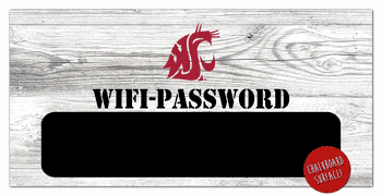 Washington State Cougars Wifi Password 6x12 Sign