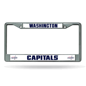 Washington Capitals Standard Chrome Frame with Plastic Inserts 12