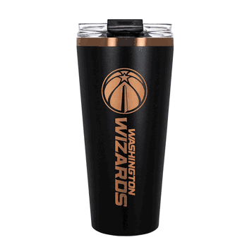 Washington Wizards 32oz Black and Copper Big Slim with Straw