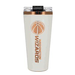 Washington Wizards 32oz Crme and Copper Big Slim Tumbler with Straw