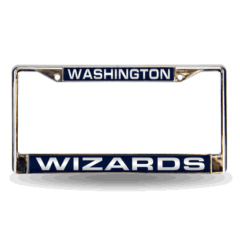 Washington Wizards Blue Laser Chrome Frame