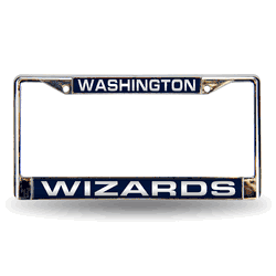 Washington Wizards Blue Laser Chrome Frame