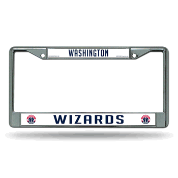 Washington Wizards Standard Chrome Frame with Plastic Inserts 12