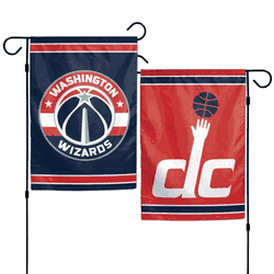 Washington Wizards Flag 12x18 Garden Style 2 Sided