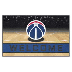 Washington Wizards Rubber Door Mat - 18in. x 30in.