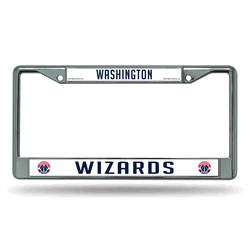 Washington Wizards Standard Chrome Frame with Plastic Inserts 12" x 6" Car/Truck Auto Accessory