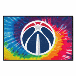 Washington Wizards Tie Dye Starter Mat Accent Rug - 19in. x 30in.