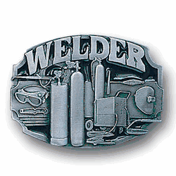 Welder Tools Enameled Belt Buckle