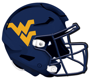 West Virginia Mountaineers 12in Authentic Helmet Sign